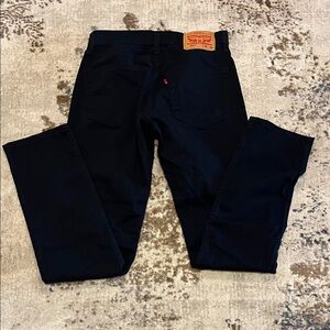 Levi's Men's Dark Blue Straight Jeans